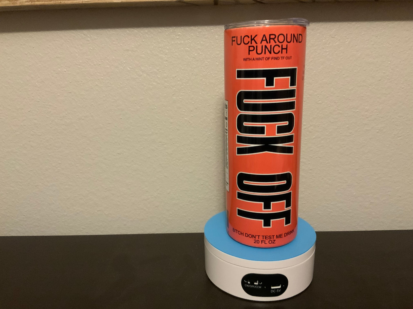 Fuck Off Punch 20oz Insulated Tumbler