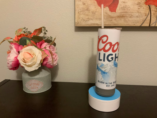 Coors Light Bluetooth Speaker 20oz Insulated Tumbler