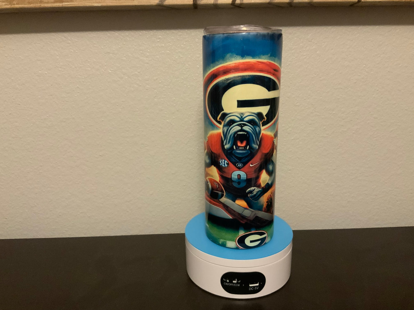 Georgia Bulldog's 20oz Insulated Tumbler